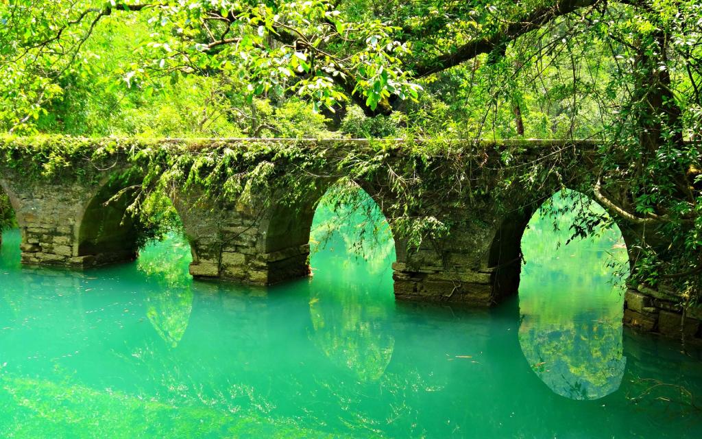 中国风的桥梁建筑