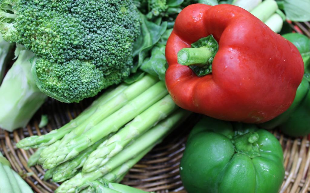 新鲜绿色有机蔬菜