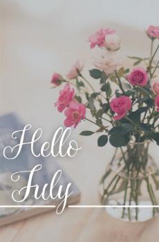 创意你好七月小清新设计-6