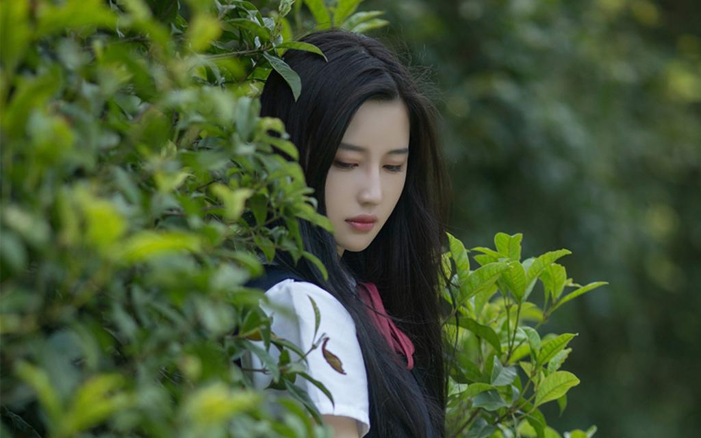 唯美女生小清新户外写真