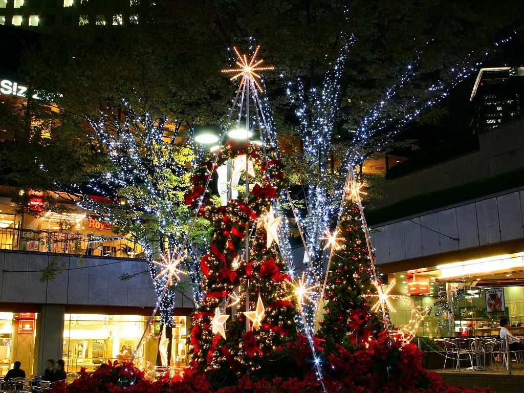 好看的圣诞夜景