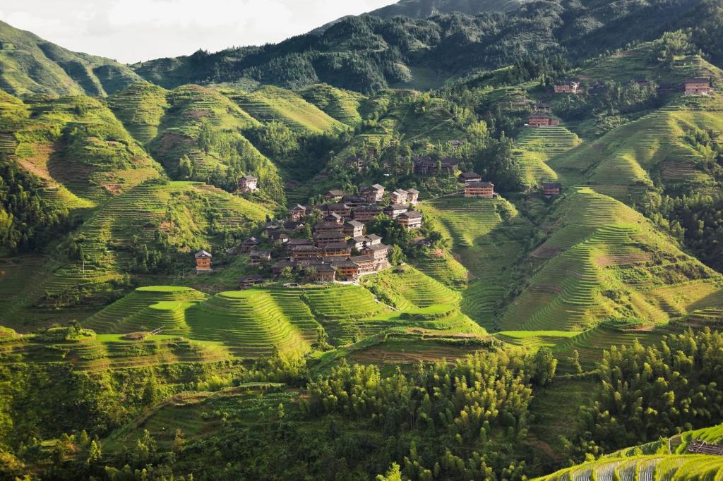 桂林龙胜龙脊梯田