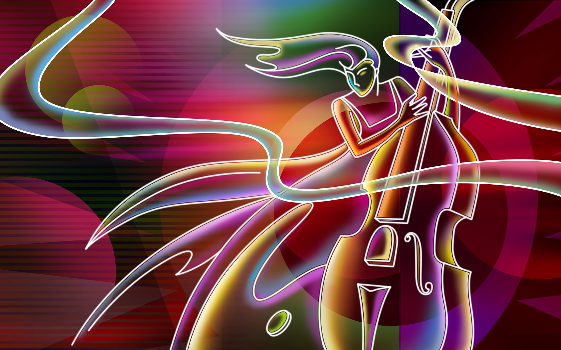 有意思的宽屏线描,高清图片,电脑桌面-壁纸族