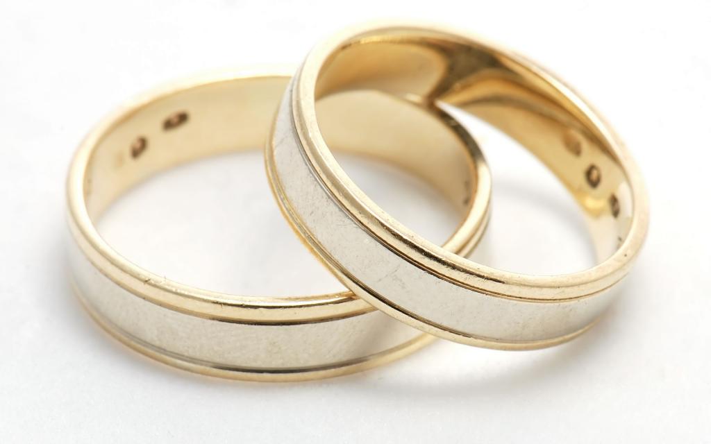 唯美的结婚婚戒