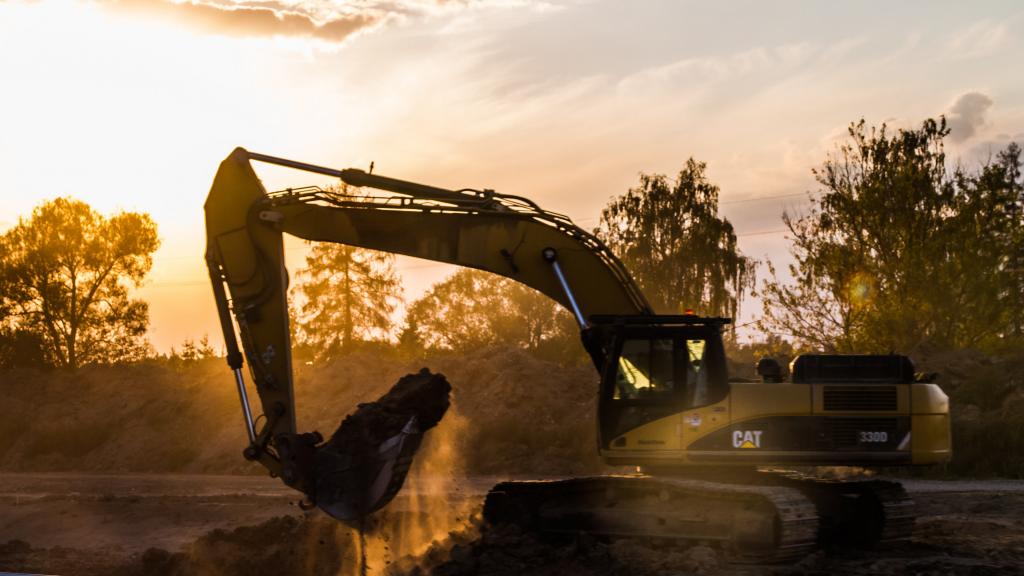 挖掘机施工作业