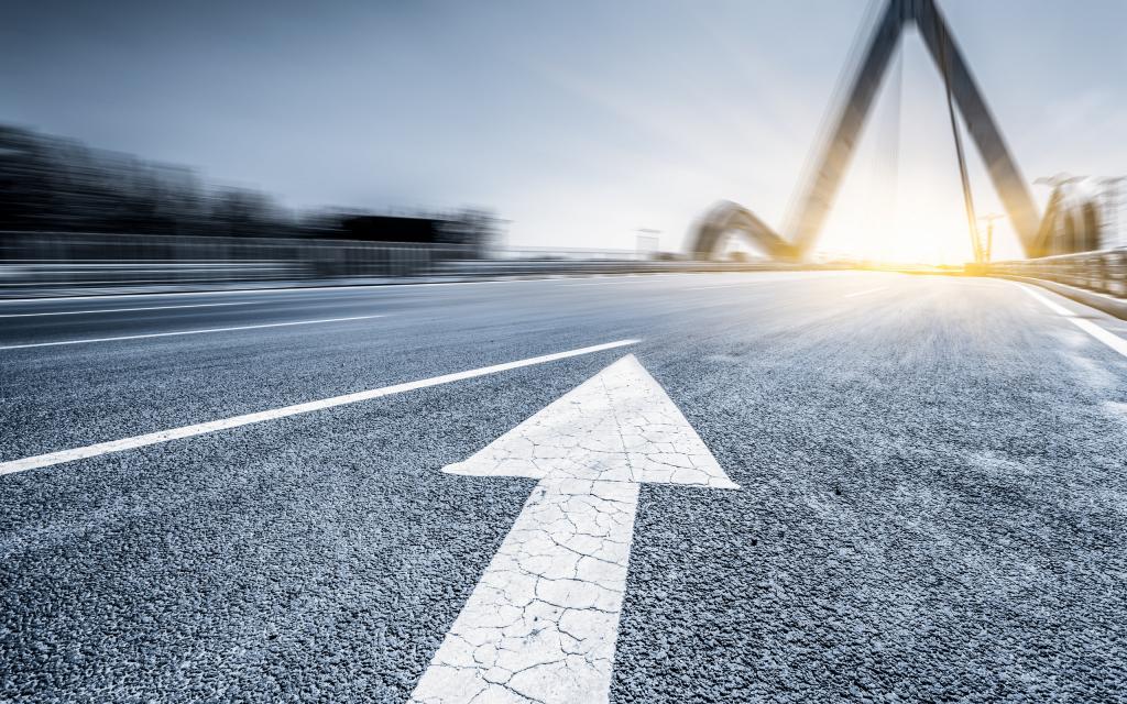 沿途公路的风景