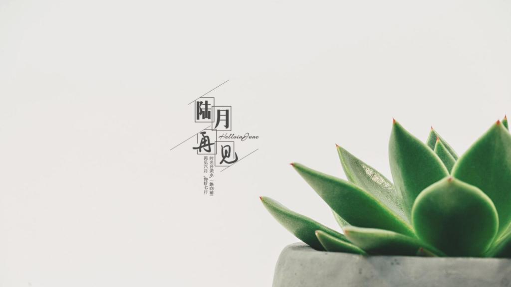 六月再见小清新文字说说图片