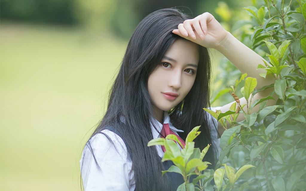 唯美女生小清新户外写真