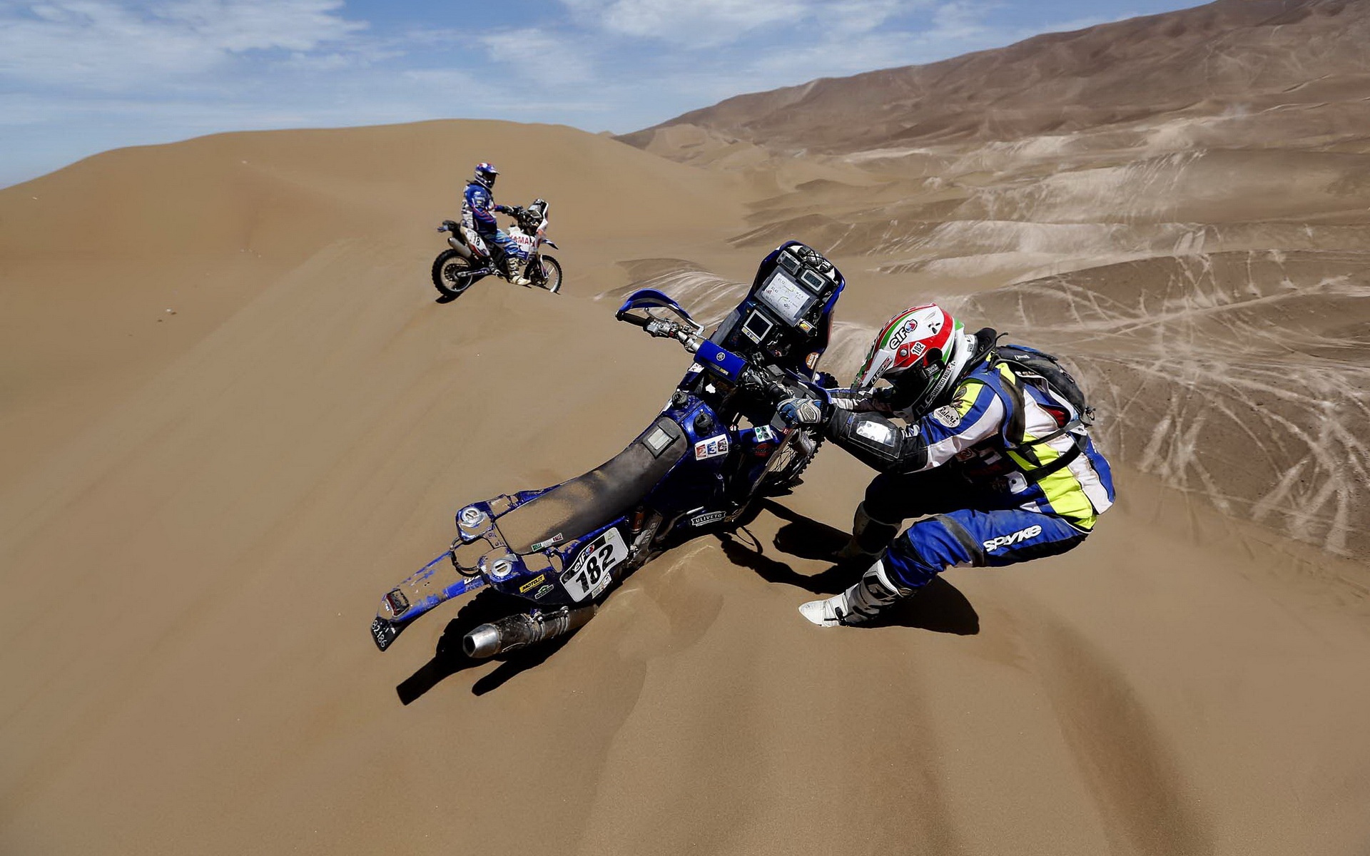 2013年达喀尔拉力赛,赛车,沙漠,摩托车,骑手,酷炫,高清壁纸,桌面图片