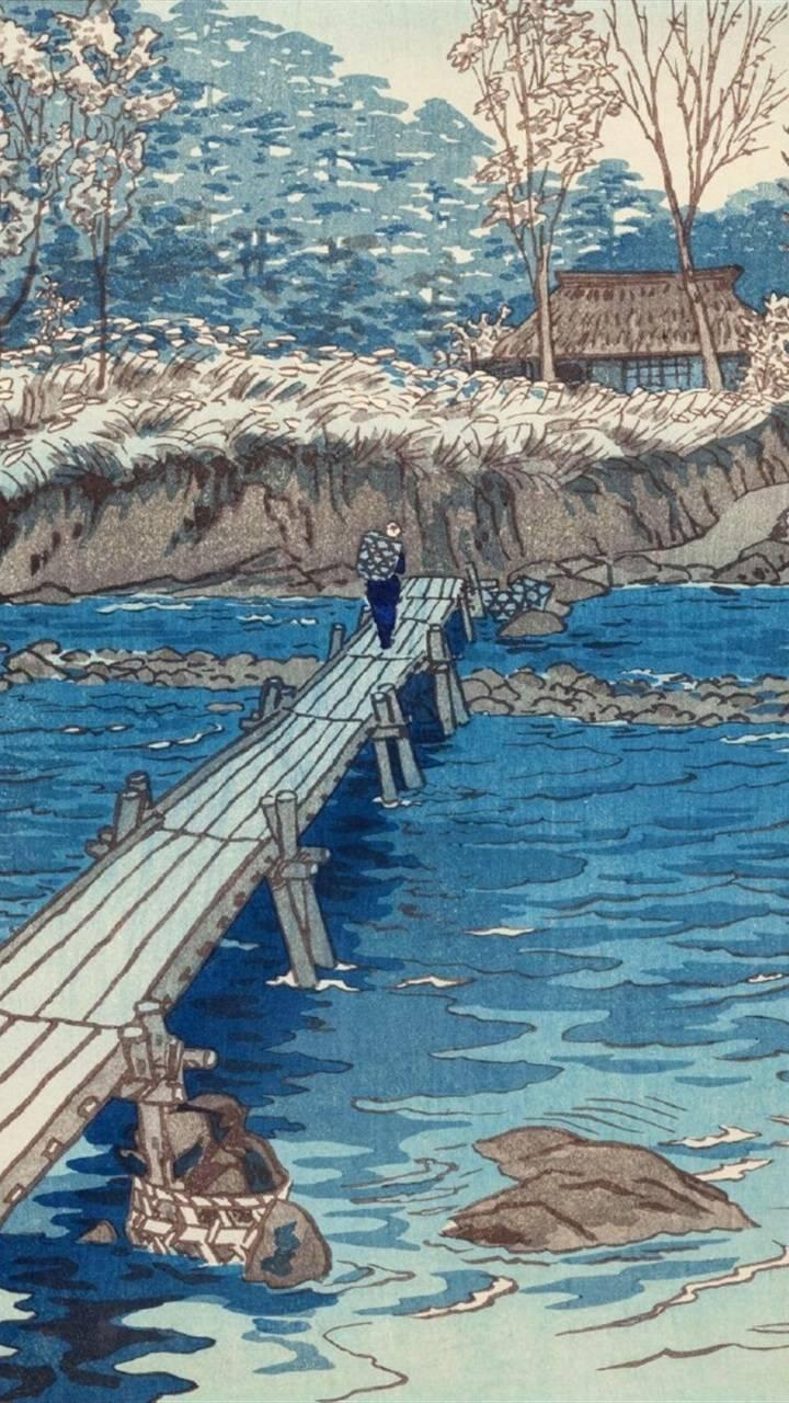 画笔下的日本风情