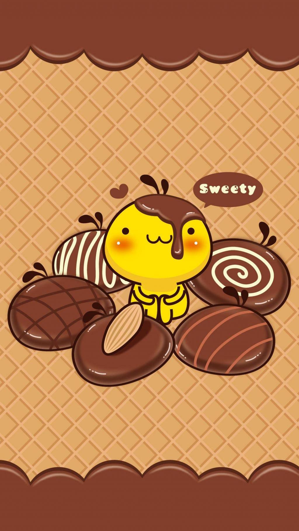 甜蜜情人节系列卡通主屏图片