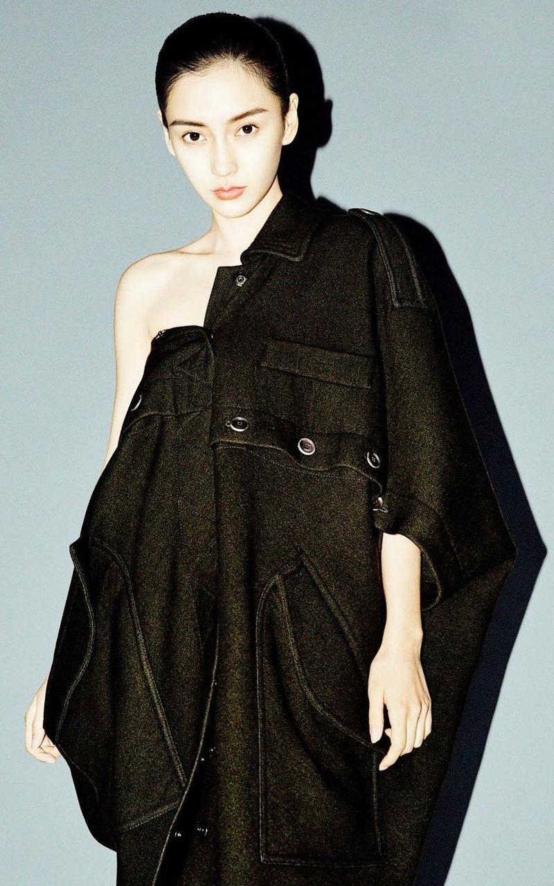 Angelababy复古风写真