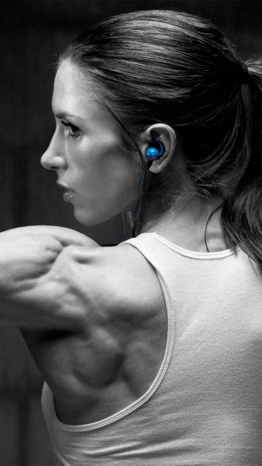 健美的美女,高清图片,手机锁屏桌面-壁纸族