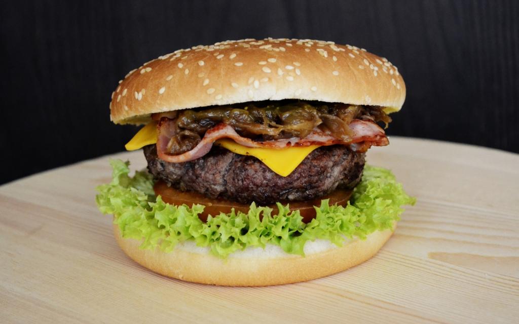 美味西餐汉堡包