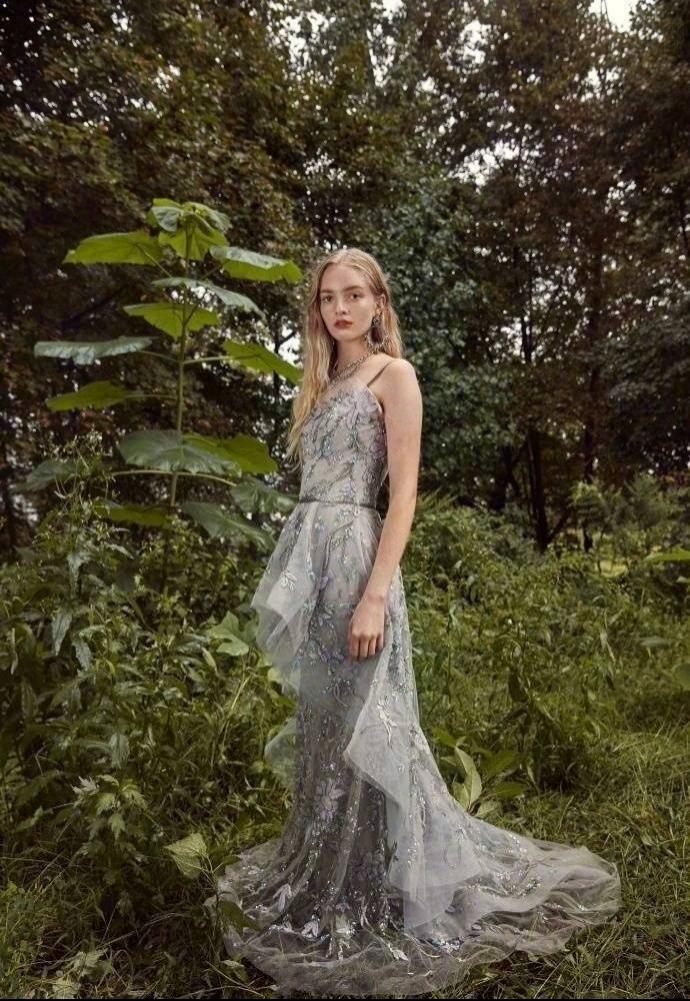 欧美范森林系仙女裙