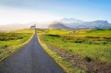 冰岛威斯特拉洪山风景