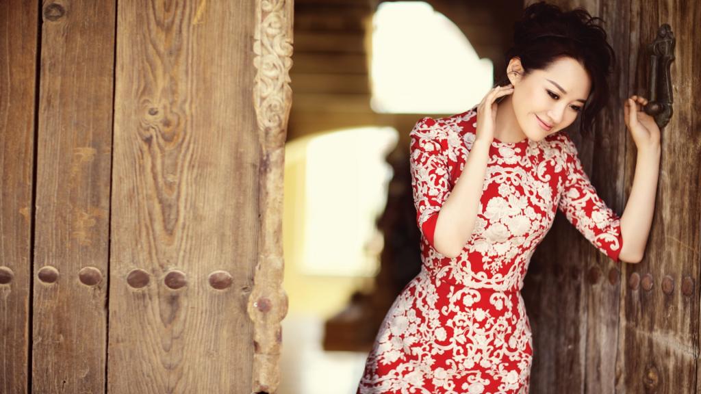 旗袍气质许晴写真