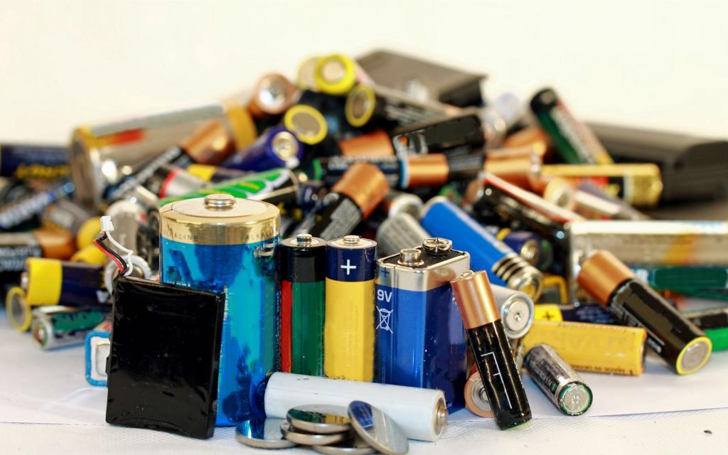 各式各样的电池