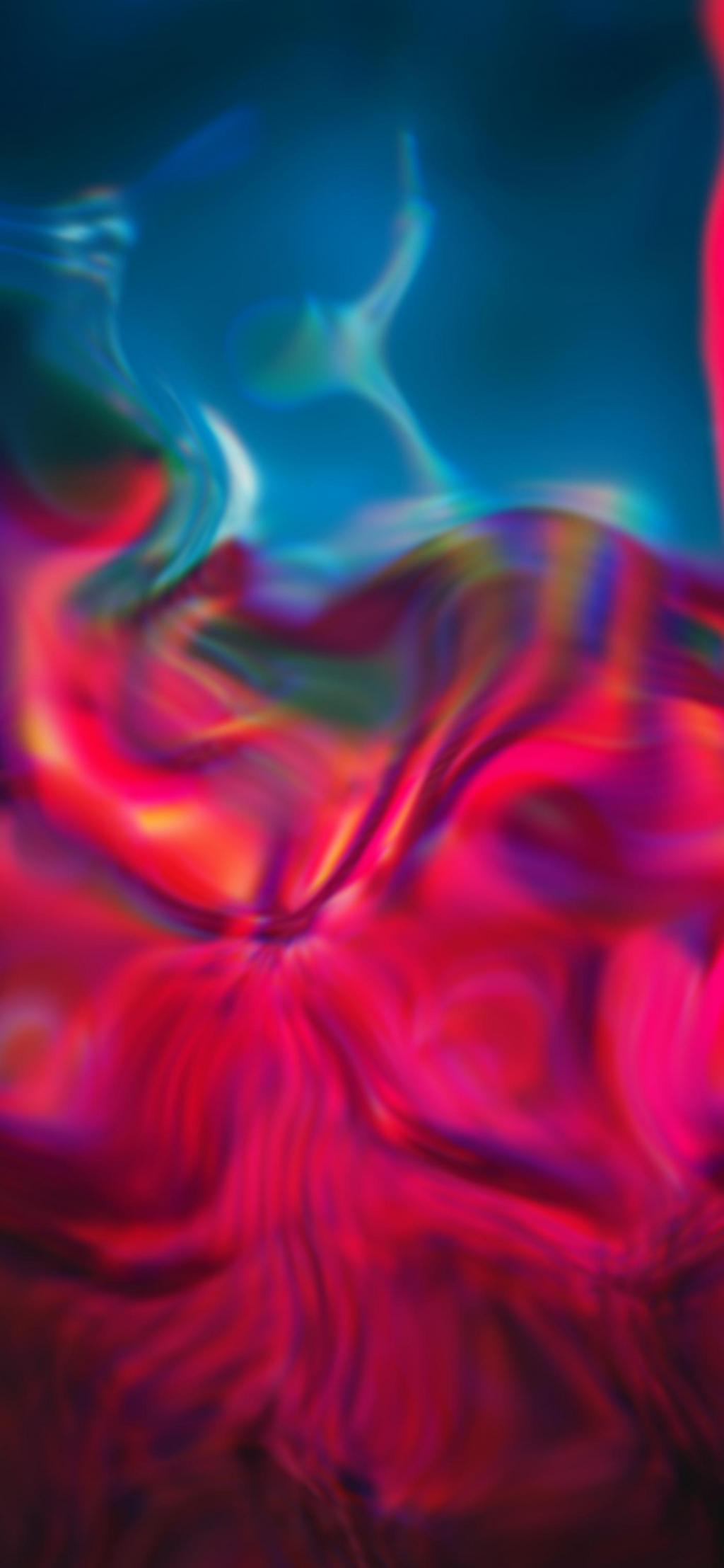 迷幻色彩朦胧感手绘插画