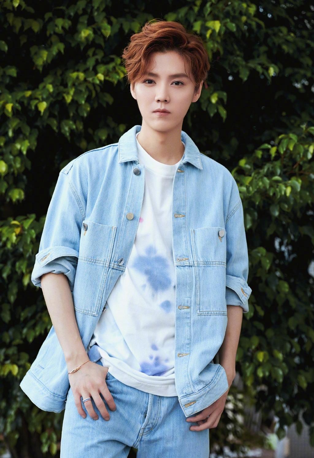 鹿晗帅气牛仔清爽阳光写真