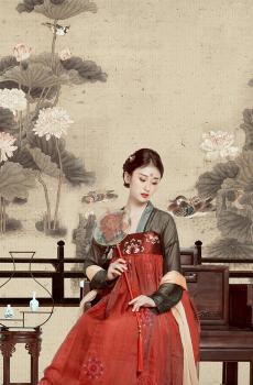 优雅迷人的古装美女