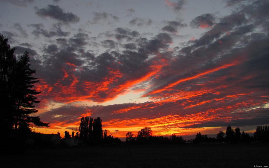 炫丽多彩的天空云彩
