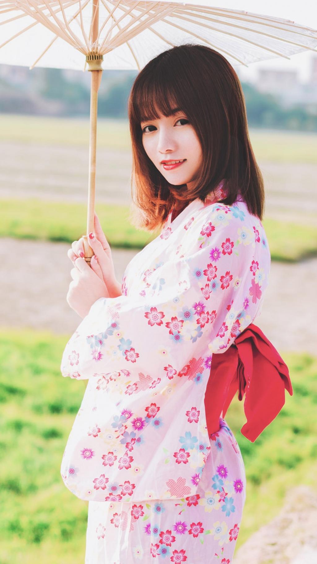 日系清纯美女和服唯美写真