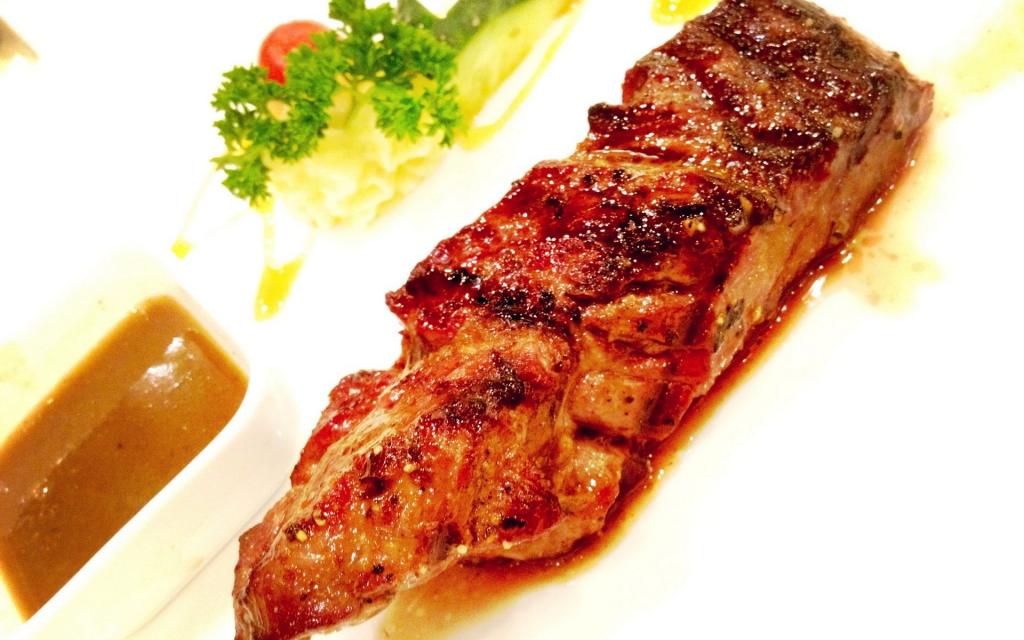 美味的纽约客牛排