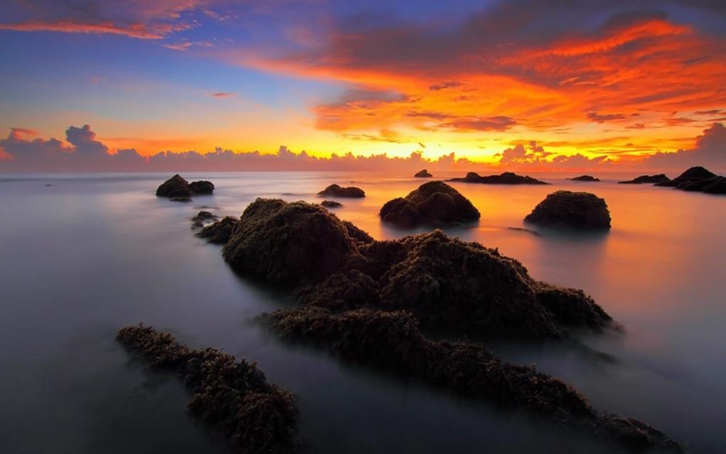 清晨日出唯美写真