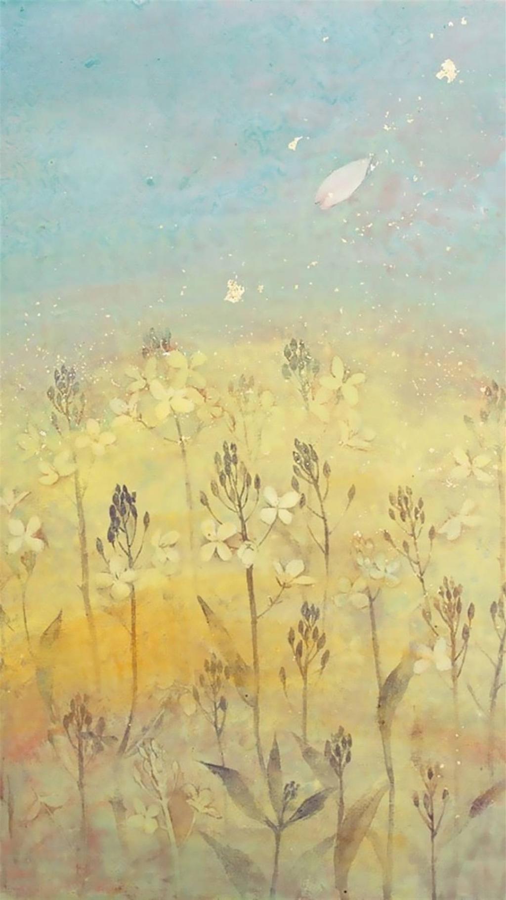 古风唯美花卉插画