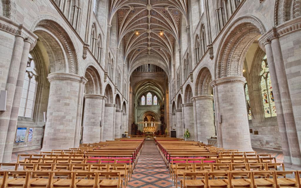 经典欧洲教堂大厅