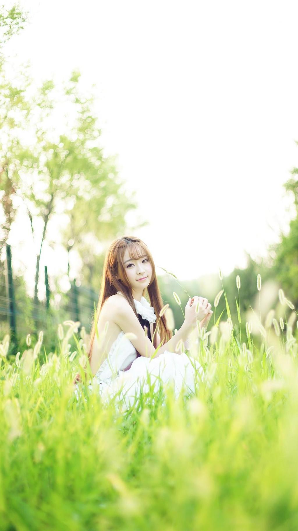 清纯甜美养眼美女手机壁纸