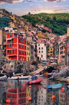 欣赏马纳罗拉小镇异国风景-5