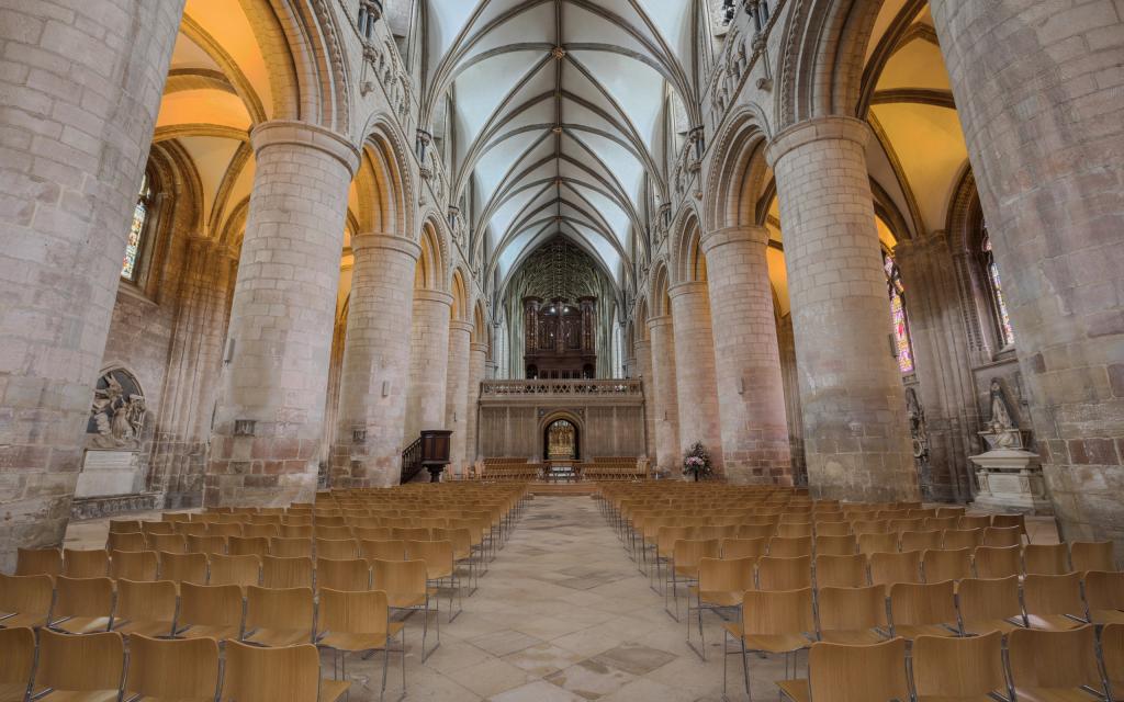 经典欧洲教堂大厅