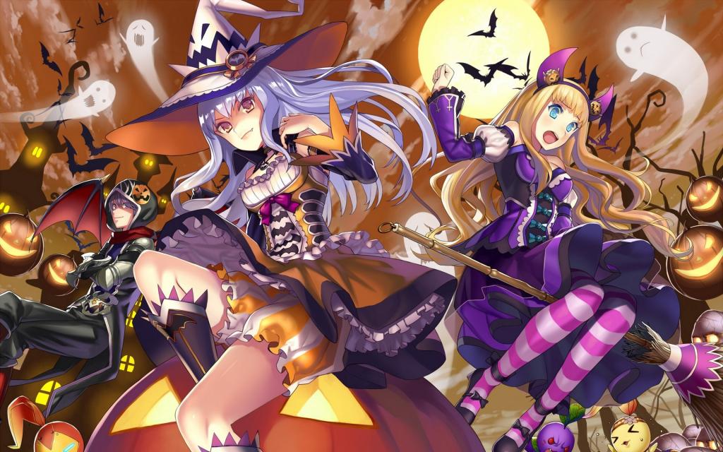 恐怖万圣节动漫图片