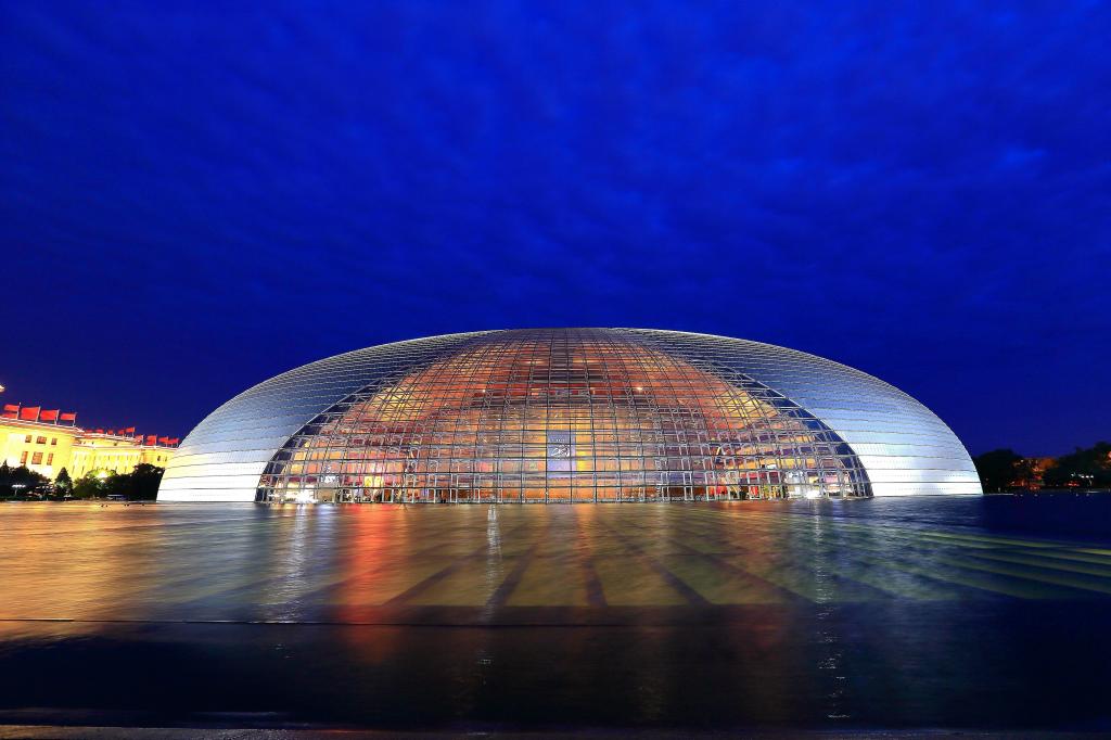 中国国家大剧院夜景