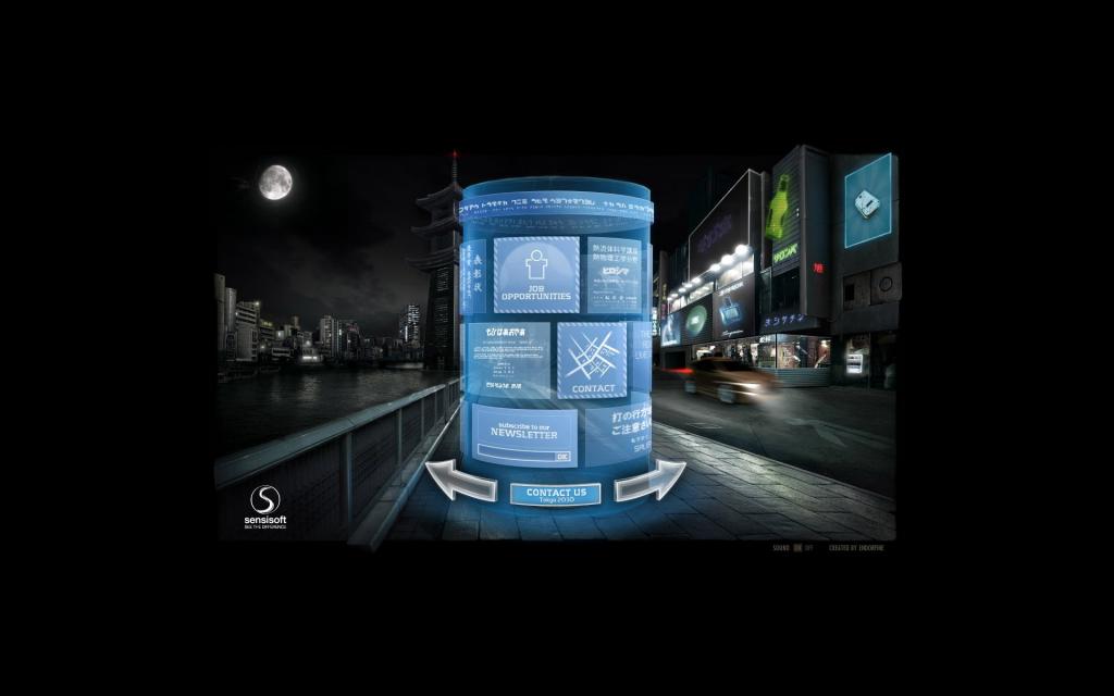 Flash3D网站梦幻场景