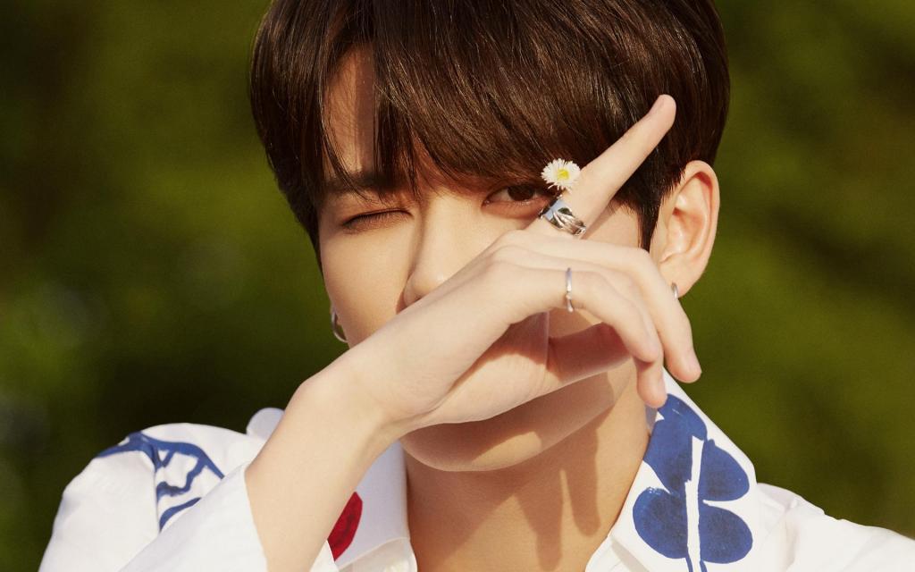 清爽少年林彦俊白衬衫户外小清新迷人写真