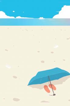 雨伞可爱卡通设计