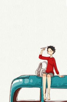 文艺手绘唯美插画-1