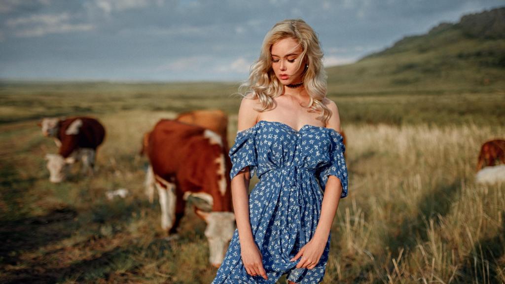 欧美模特优雅气质性感写真