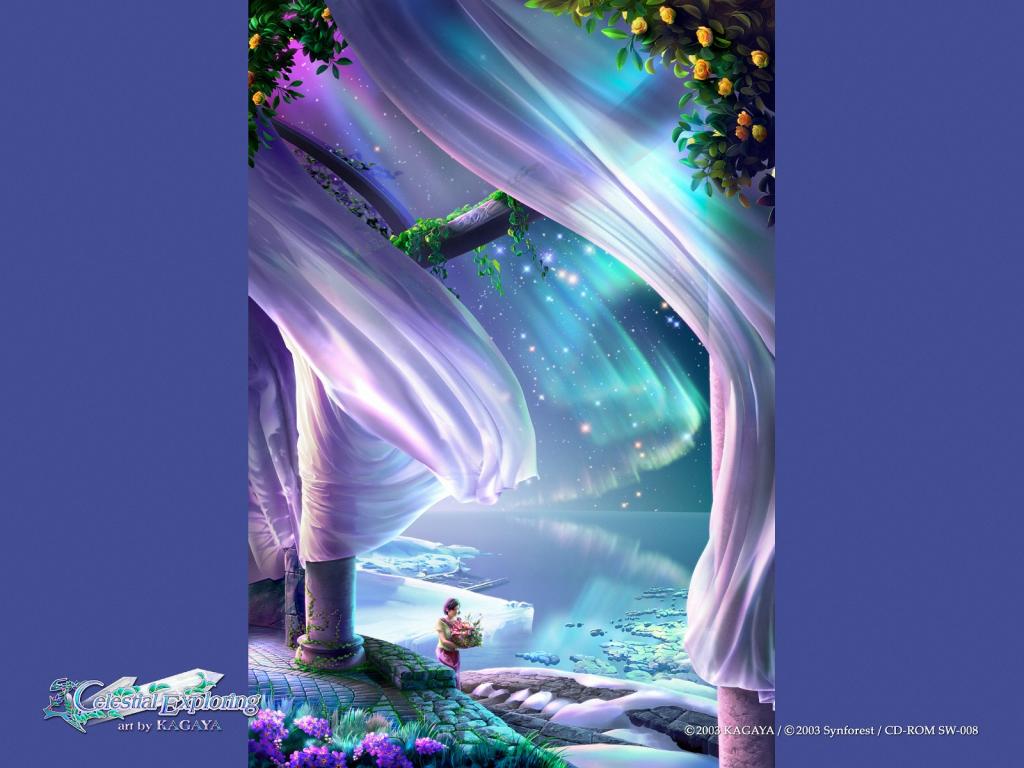 梦幻唯美插画美景