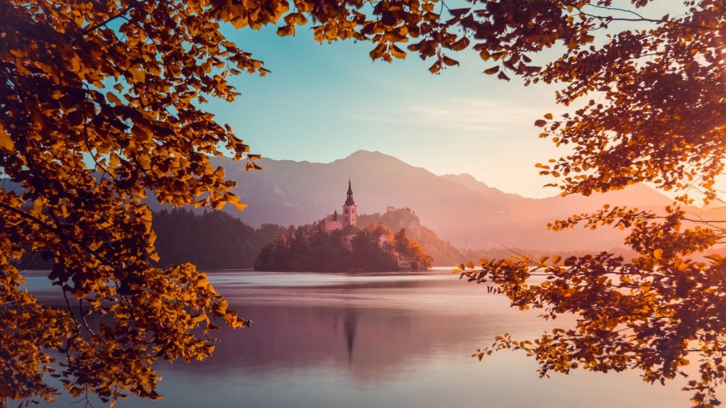 精选湖泊山水风景