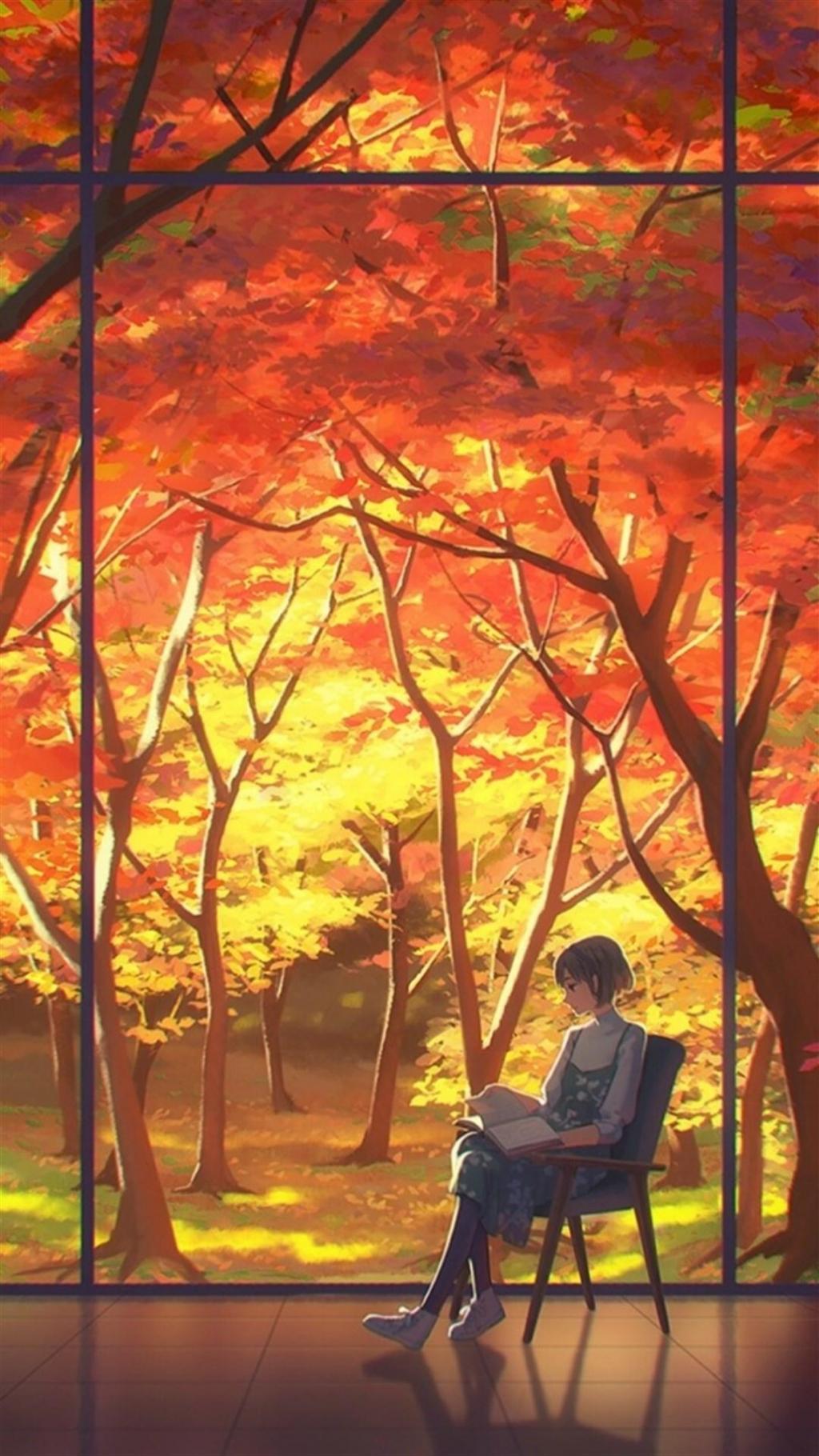 唯美动漫场景插画