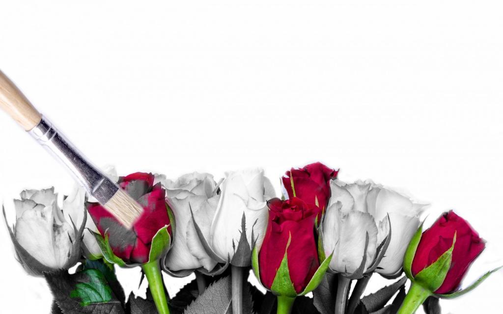 另类的笔触油画