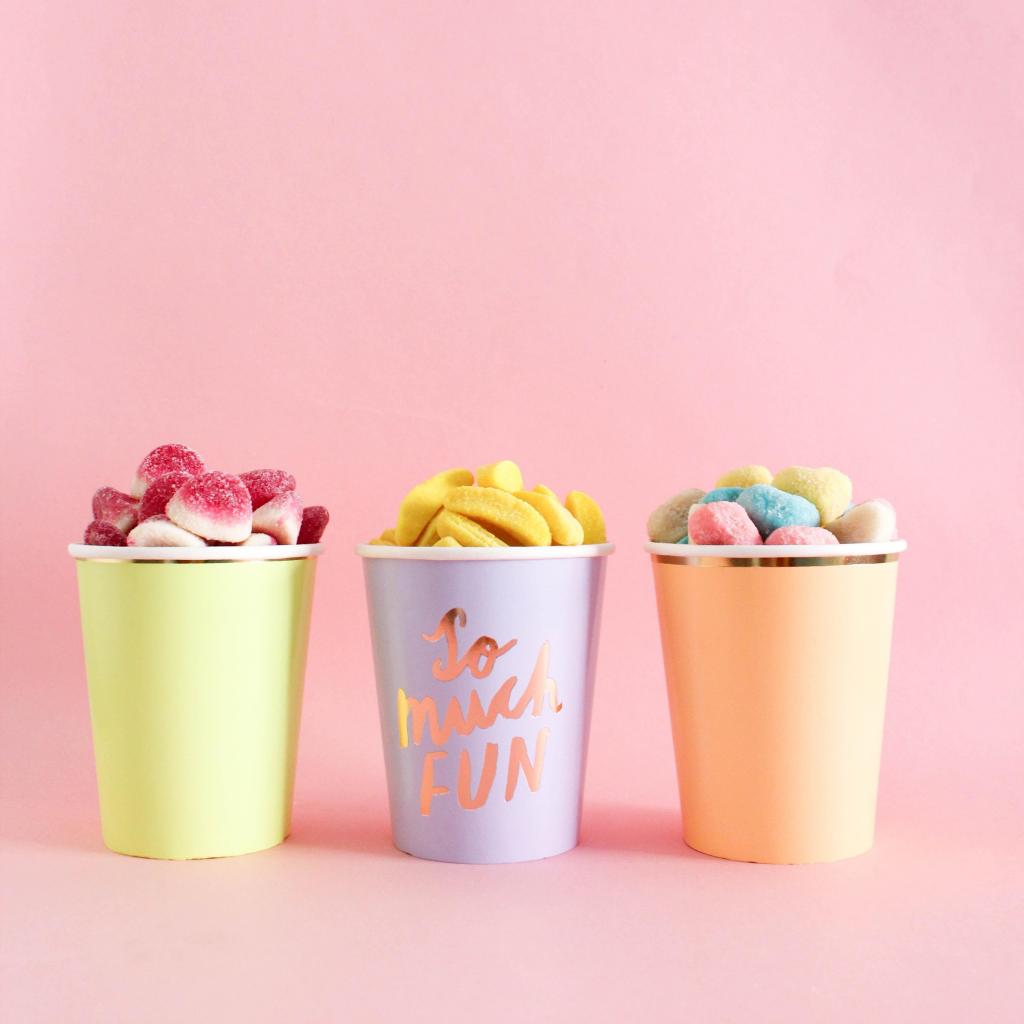 五颜六色的软糖