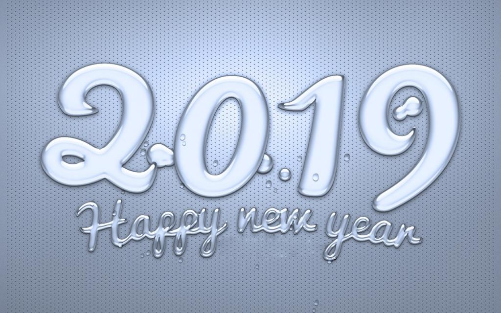 2019猪年数字简约创意壁纸,喜新厌旧是人的天性,让你常年累月的看着同