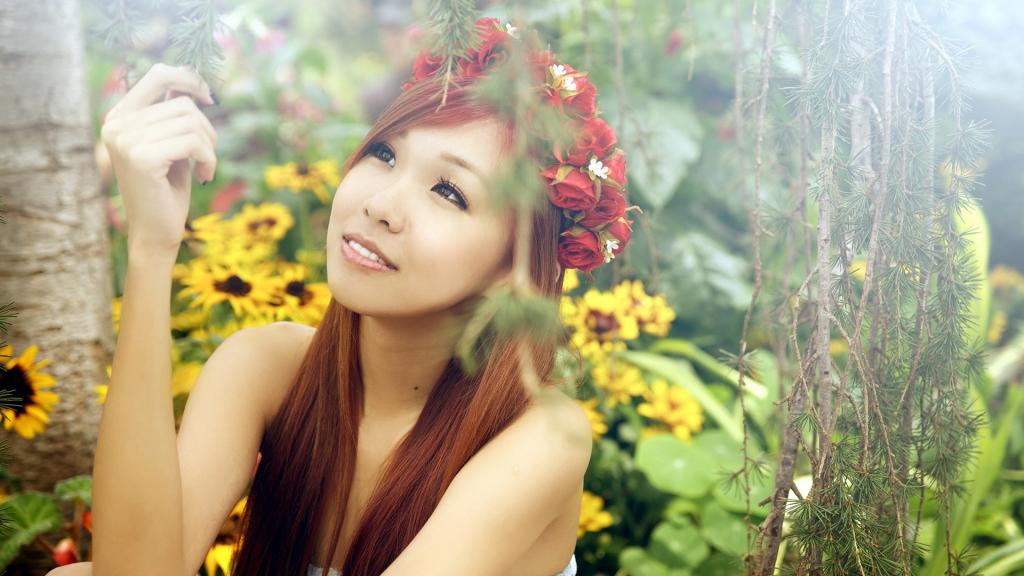 她站在时光深处