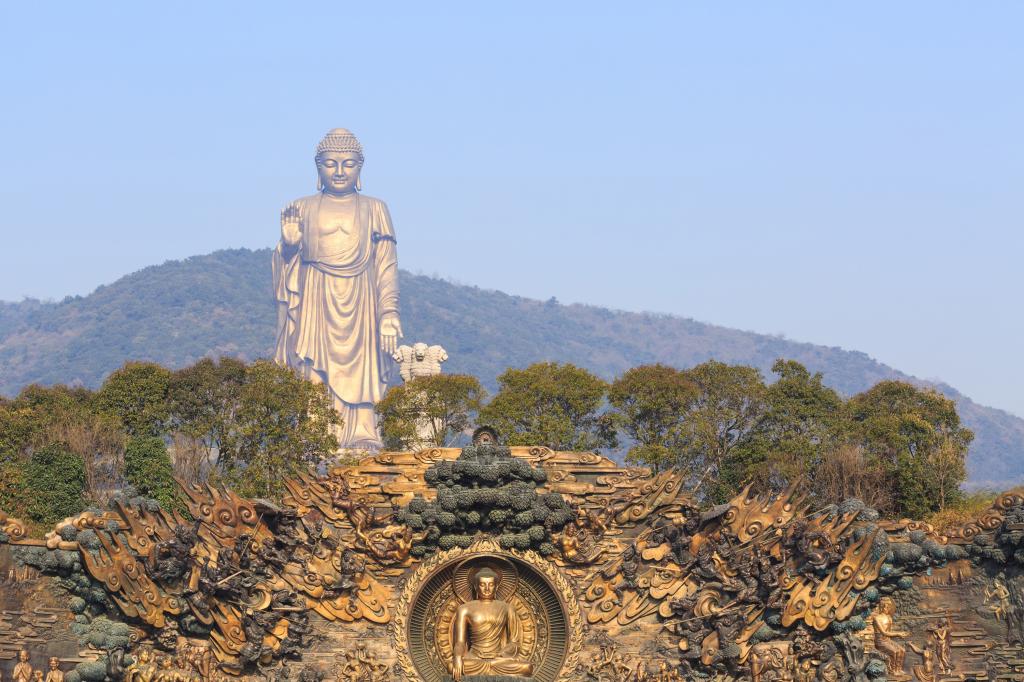灵山大佛自然风光