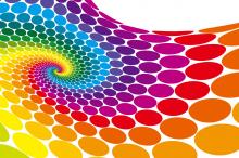 炫彩矢量背景个性写真